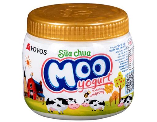 Sữa Chua Ăn Ít Đường Vị Mật Ong 180g Moo Yogurt