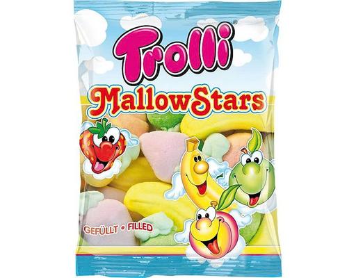 Kẹo Dẻo Có Nhân Mallow Stars 150g Trolli