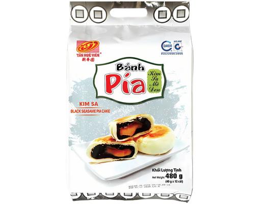Bánh Pía Kim Sa Mè Đen 480g Tân Huê Viên