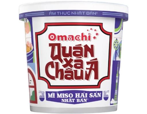 Mì Omachi Quán Xá Châu Á Vị Miso Hải Sản Nhật Bản Hộp 96G Omachi