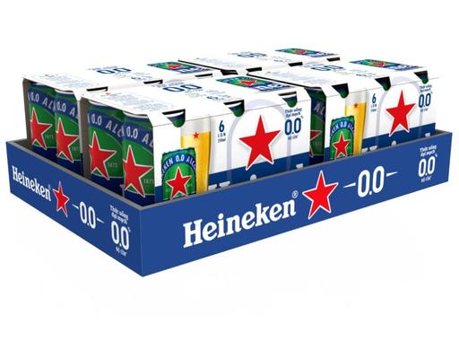 Thùng 24 Lon Thức Uống Đại Mạch 0.0 250ml Heineken