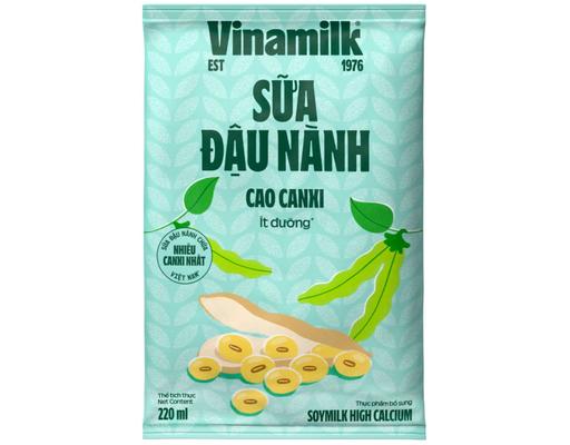 Sữa Đậu Nành Vinamilk Giàu Canxi Bịch 220ml Vinamilk