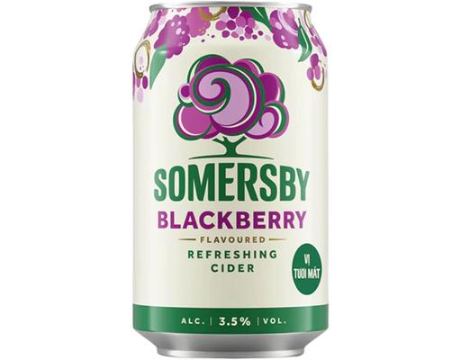 Nước Táo Lên Men Mâm Xôi Lon 320ml Somersby