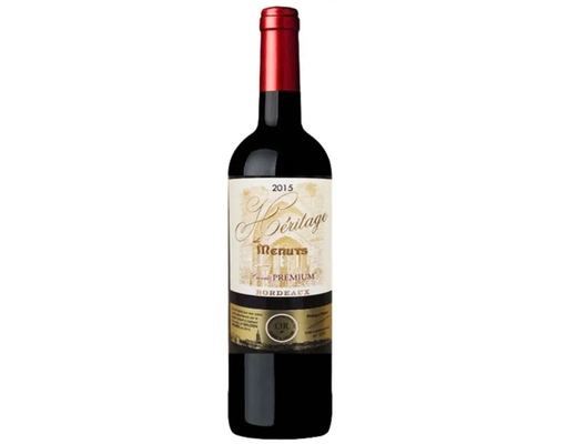 Rượu Vang Đỏ Pháp Heritage De Menuts Bordeaux 750ml Maison Riviere