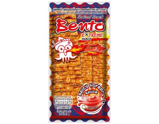 Snack Hải Sản Vị Sốt Cay Hàn Quốc Hiệu 18g Bento