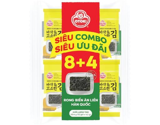 Rong Biển Tẩm Gia Vị Ăn Liền 4.2gx12 Otoki