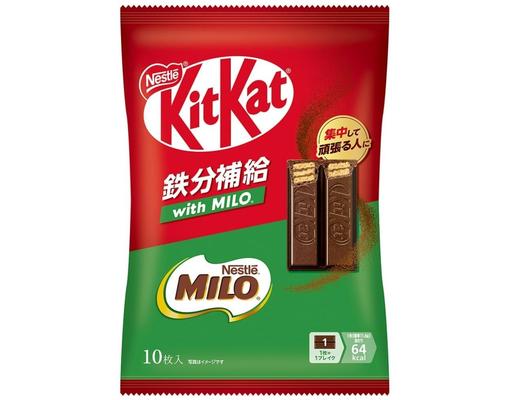 Bánh Bổ Sung Sắt Với Milo 116g Kitkat