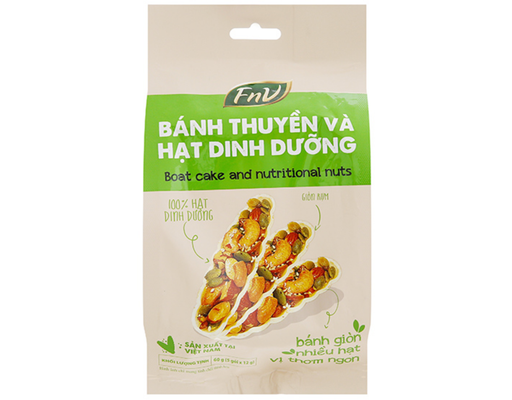 Bánh Thuyền Và Hạt Dinh Dưỡng 60g FNV