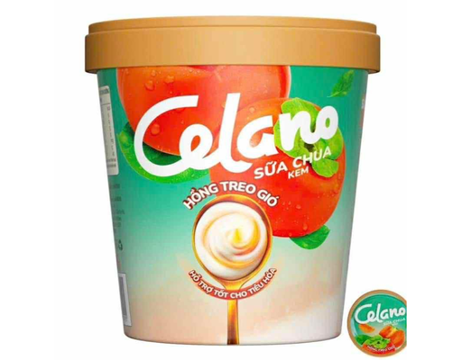 Kem Sữa Chua Hồng Treo Gió 460ml Celano