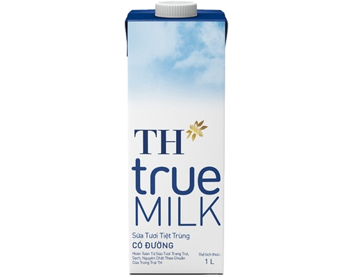 Sữa Tươi Tiệt Trùng Th True Milk Có Đường Hộp 1L TH True Milk