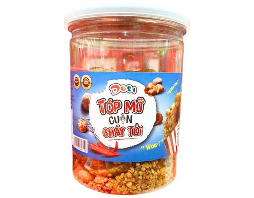 Tóp Mỡ Cuộn Cháy Tỏi 80g Dosi