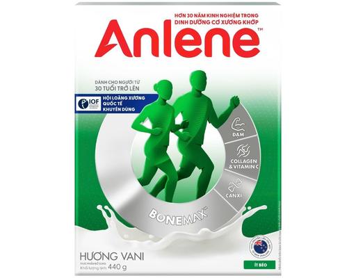 Thực Phẩm Bổ Sung Anlene Hương Vani 440g Anlene
