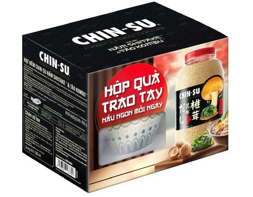 Hạt Nêm Từ Nấm Shiitake Và Tảo Kombu 450g CHIN-SU