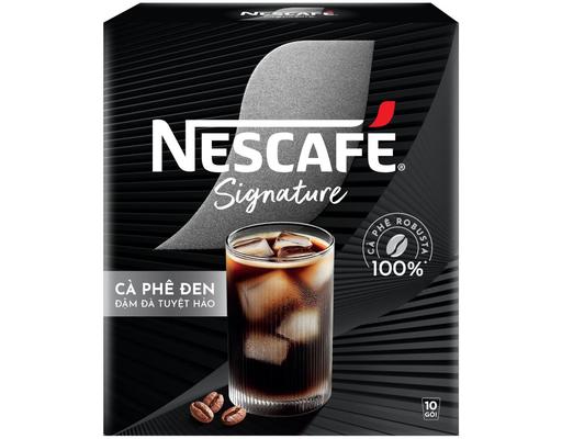 Hộp Cà Phê Đen Signature 10 Gói x 10,5 g Nescafé