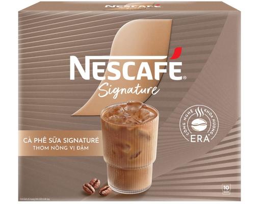 Hộp Cà Phê Sữa Signature 10 Gói x 28 g Nescafé