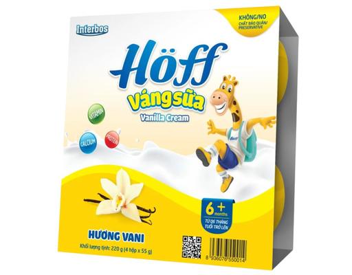 Lốc 4 Váng Sữa Vani - 4 x 55g Hoff