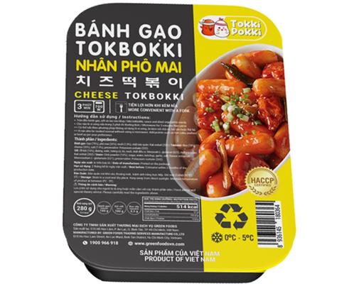 Bánh Gạo Tokbokki Nhân Phô Mai 280g Green Foods