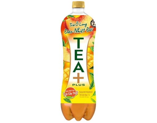 Trà Olong Tea+ Đào 1L Tea Plus