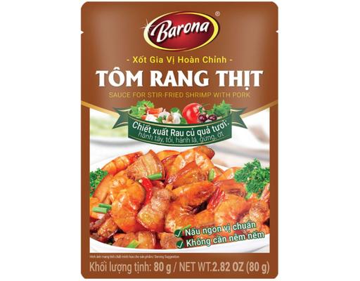 Xốt Gia Vị Hoàn Chỉnh - Tôm Rang Thịt 80g Barona