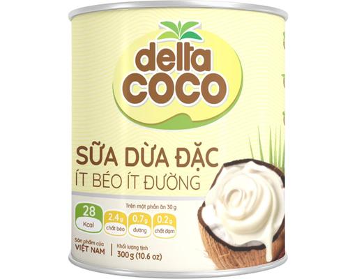 Kem Sữa Dừa Đặc Ít Béo Delta Coco Lon 300g Delta Coco