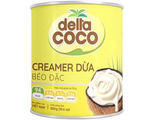 Kem Sữa Dừa Đặc Béo Delta Coco Lon 300g Delta Coco