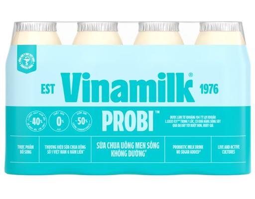 Lốc 4 Sữa Chua Uống Probi Không Đường 130ml Probi