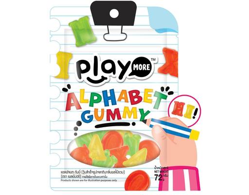 Kẹo Dẻo Hình Chữ Cái 72g Playmore