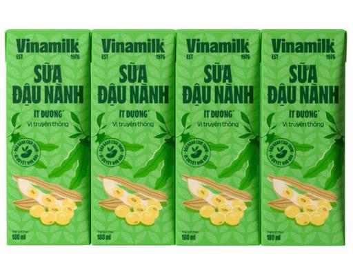 Lốc 4 Hộp Sữa Đậu Nành Vinamilk 180ml Vinamilk