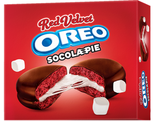 Bánh Socola Pie Phiên Bản Red Velvet 336g Oreo