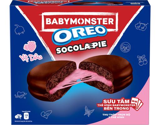 Bánh Socola Pie Cadbury Blackpink Vị Dâu 360g Oreo