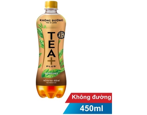 Trà Ô Long Không Đường 450ml Tea Plus