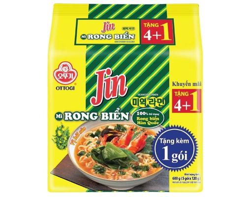 Lốc 4 Gói Mì Rong Biển Ottagi Vị Hải Sản Gói 120G - 05525270 Otoki
