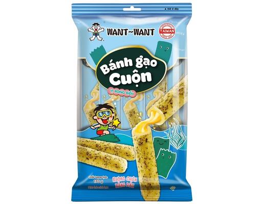 Bánh Gạo Cuộn Vị Rong Biển 170g Want Want