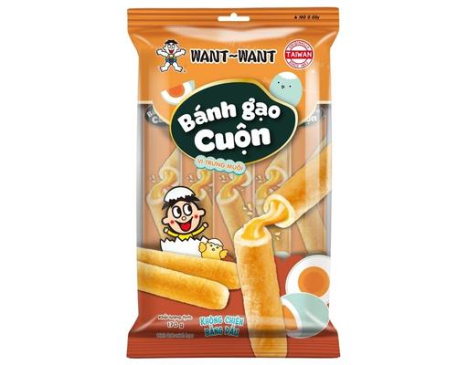 Bánh Gạo Cuộn Vị Trứng Muối 170g Want Want