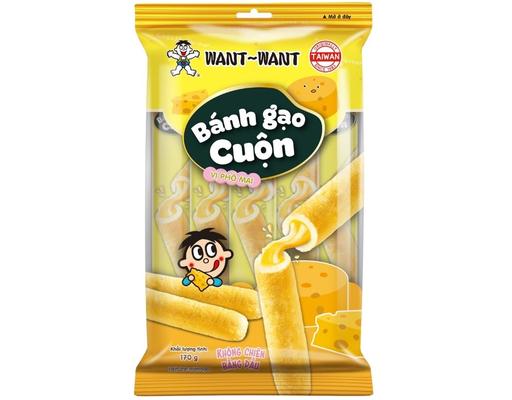 Bánh Gạo Cuộn Vị Phô Mai 170g Want Want