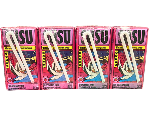 Lốc 4 Sữa Chua Uống Hương Dâu 110ml Susu