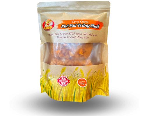 Cơm Cháy Phô Mai Trứng Muối 250g Rốp