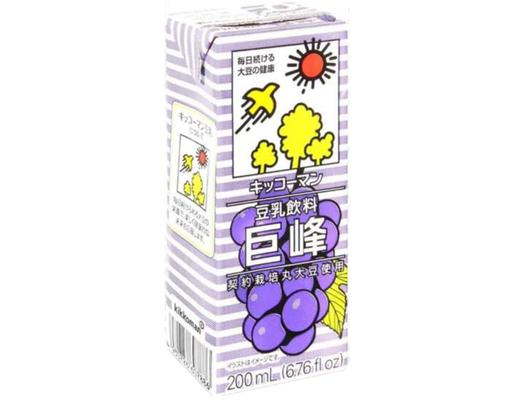 Sữa Đậu Nành Vị Nho Kyoho Hiệu 200ml Kikkoman