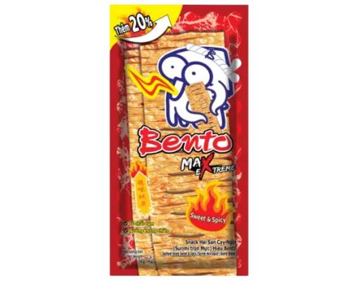 Snack Mực Tẩm Gia Vị Cay Ngọt Bento 22g Bento
