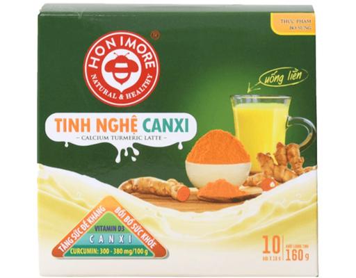 Tinh Nghệ Canxi - 10 Gói x 16g Honimore