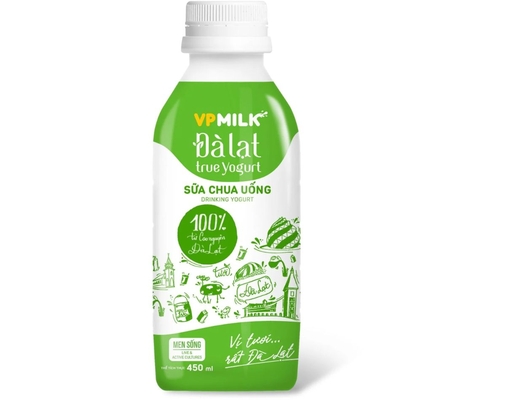 Sữa Chua Uống Đà Lạt True Yogurt 450ml VPMilk