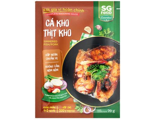 Xốt Gia Vị Hoàn Chỉnh Cá Kho Thịt Kho 70g SG Food
