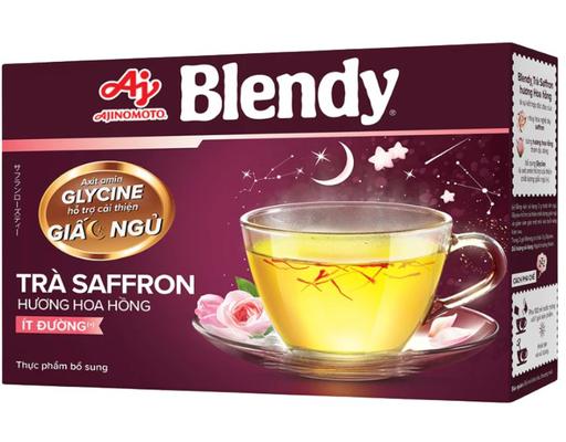 Hộp 8 Gói Trà Saffron Hương Hoa Hồng 11g Blendy