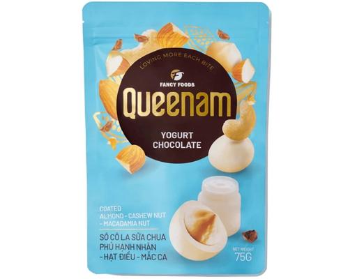 Sô Cô La Sữa Chua Hạnh Nhân Mix Hạt 75g Queenam