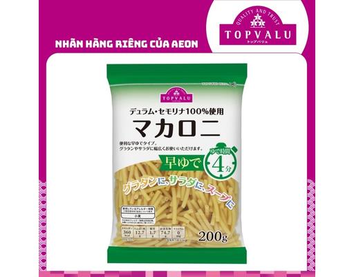 Nui Macaroni Luộc Nhanh 4 Phút 200g TOPVALU