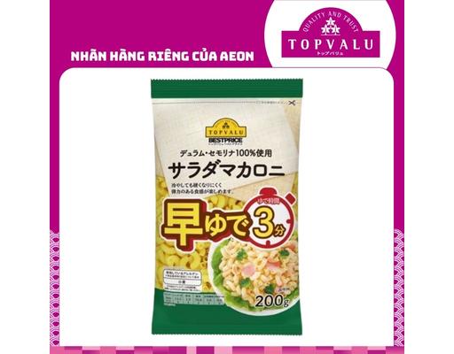 Nui Macaroni Luộc Nhanh 3 Phút 200g TOPVALU