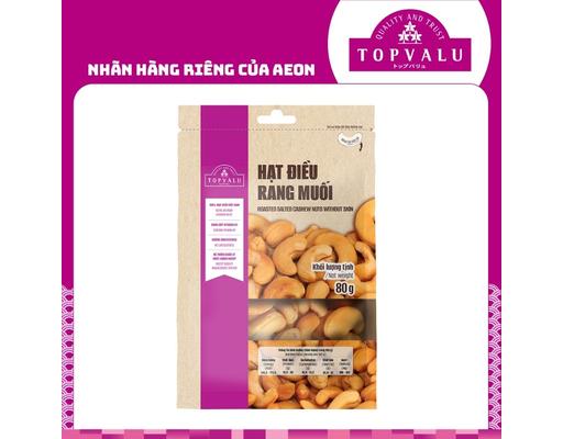 Cập nhật giá TOPVALU Hạt Điều Rang Muối 80g chính hãng
