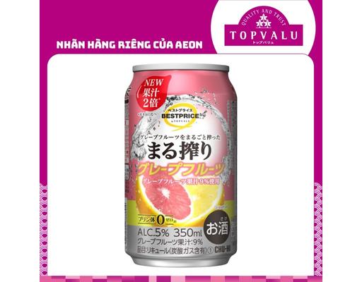 Rượu Nhẹ Vị Bưởi 350ml TOPVALU