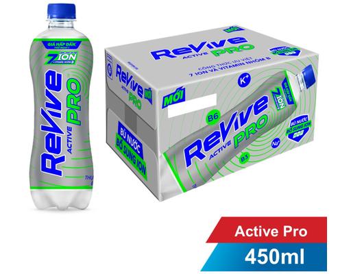 Thùng 24 Nước Điện Giải Thể Thao Chai 450ml Revive