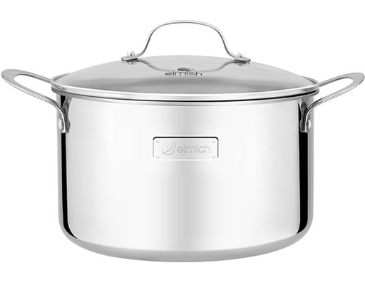 Nồi Inox Cao Cấp 3 Lớp Đáy Liền Tri-Max 28cm Elmich